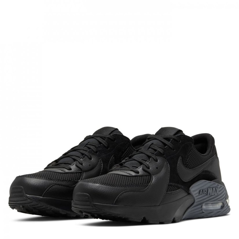 Nike Mens Air Max Excee Trainers Black/Black/Gry