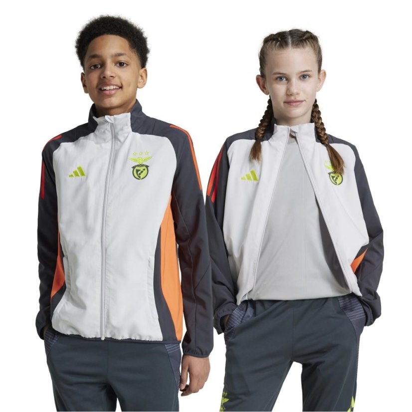 adidas Slb Pre Jkt Y Tracksuit Top Unisex Kids Lgh Solid Grey