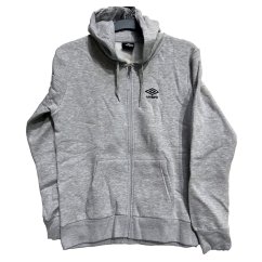 Umbro Responsive Full-Zip Hoodie Grey Marl