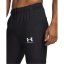 Under Armour Men's Chal Performance Tracksuit Bottom Black/White