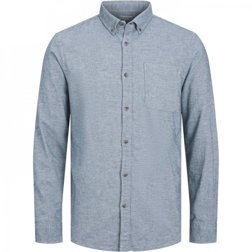 Jack and Jones Casual Melange Shirt Faded Denim