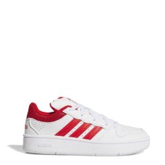 adidas Kids' Basketball Trainers White/Red