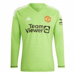 adidas Manchester United Goal Keeper Shirt 2023 2024 Adults Team Green