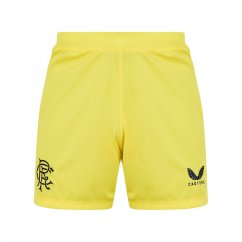 Castore Rangers FC Third GK Shorts Yellow