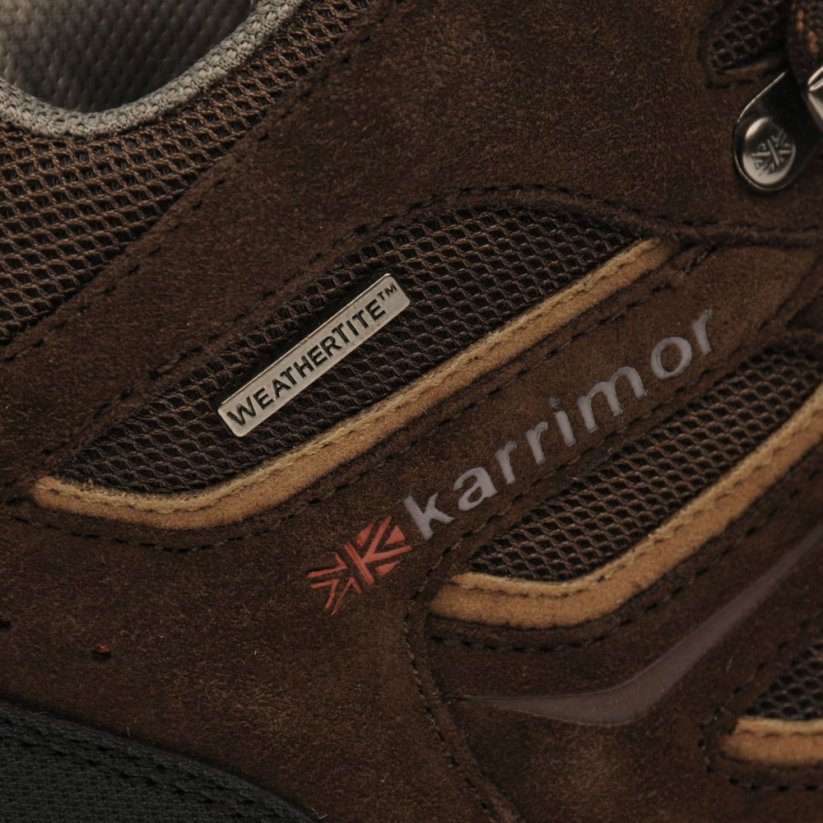 Karrimor Mount Mid Mens Waterproof Walking Boots Brown