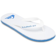 Quiksilver Molokai Flip Flops Mens White/Blue