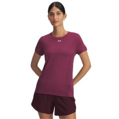 Under Armour Women's Vanish Seamless Short-Sleeve Performance Gym Top Fuchsia Dusk