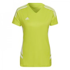 adidas 2022 2023 Condivo Jersey Top Ladies TM Solar Yellow