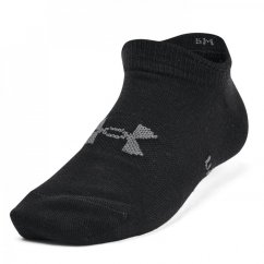 Under Armour Armour Youth Essential No Show 6pk Socks Black/Grey