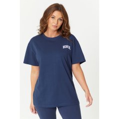 Bench Ladies Varsity T-shirt Navy