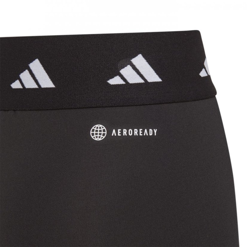 adidas TechFit Tights Junior Girls Black/White