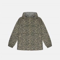 Gelert Womens Packaway Hooded Packable Waterproof Jacket Leopard Print