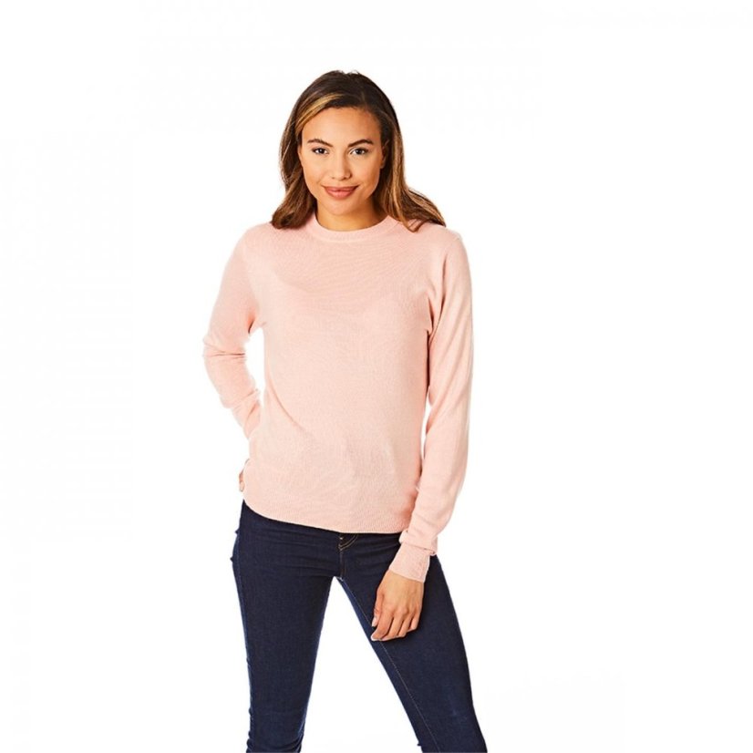 Light and Shade Supersoft Jumper Ladies Soft Pink