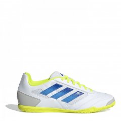 adidas Super Sala 2 Indoor Football Boots White/Blue/Yllw
