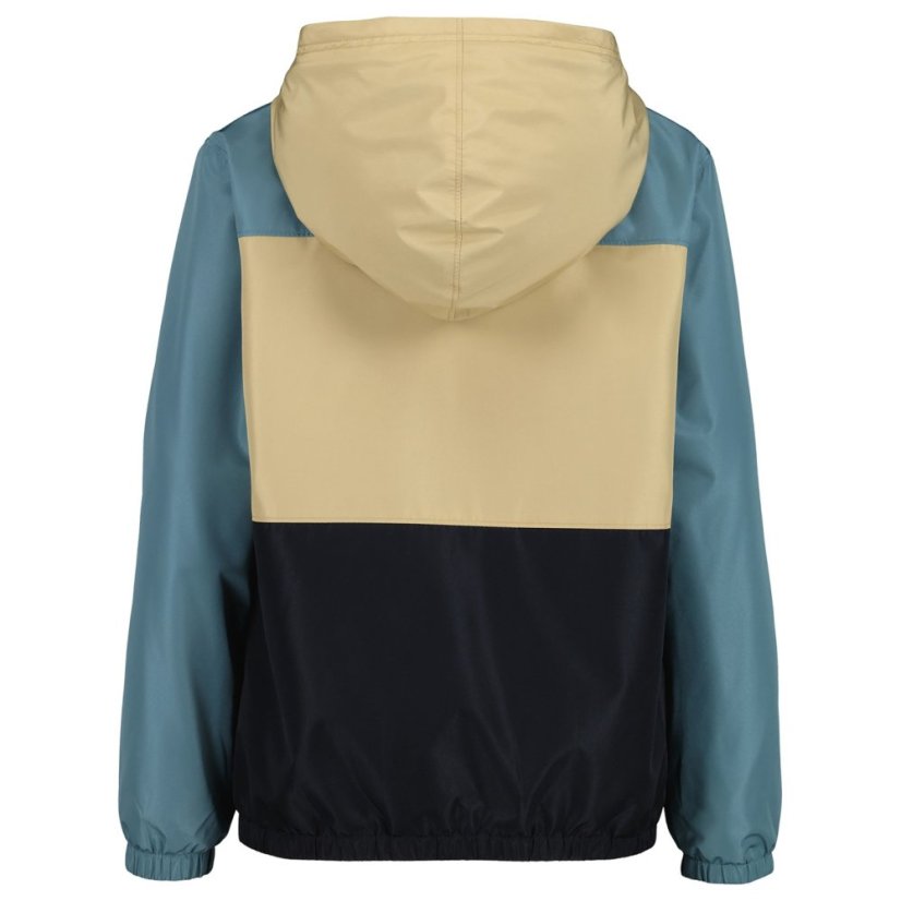 Under Armour Kids' Windbreaker Water-Repellent Windproof Hooded Long Sleeve Rain Anorak Jasper Blue