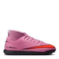 Nike Mercurial Superfly 10 Club Juniors Astro Turf Football Boots Pink/Black