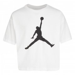 Air Jordan Jordan Jumpman Cropped T-Shirt Junior Girls White LL JM