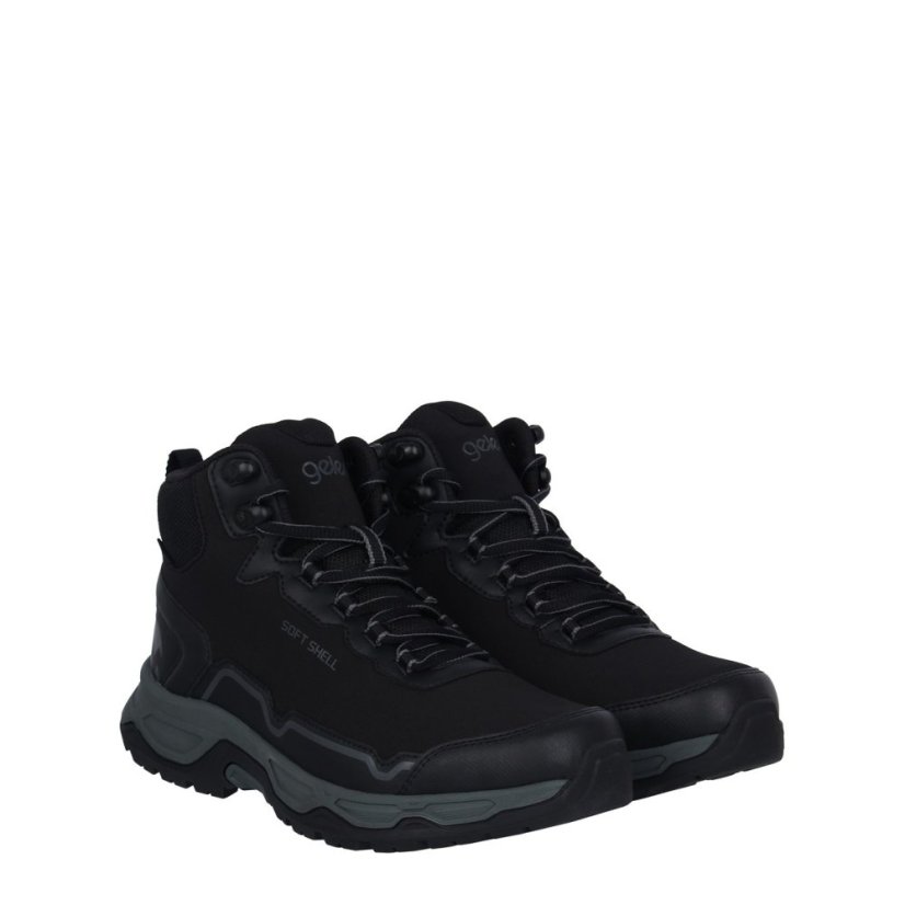 Gelert Softshell Waterproof Walking Boots Juniors Black