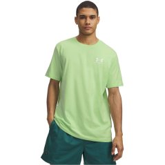 Under Armour Under Tech 2 pánske tričko Lime/White