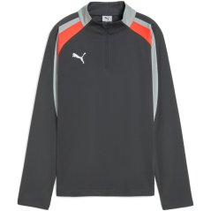Puma Unisex Kids' Individualliga 1/4 Zip Fleece Top ShadowGray-W