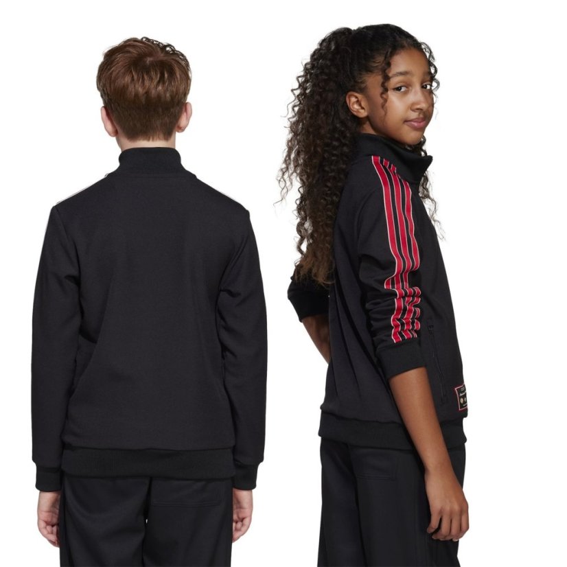 adidas Manchester United FC Terrace Icons Track Top Juniors Black