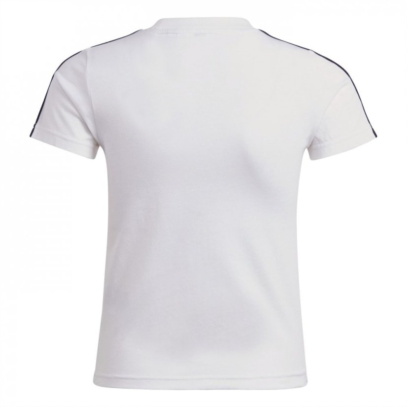 adidas 3S Essentials T Shirt Infants White