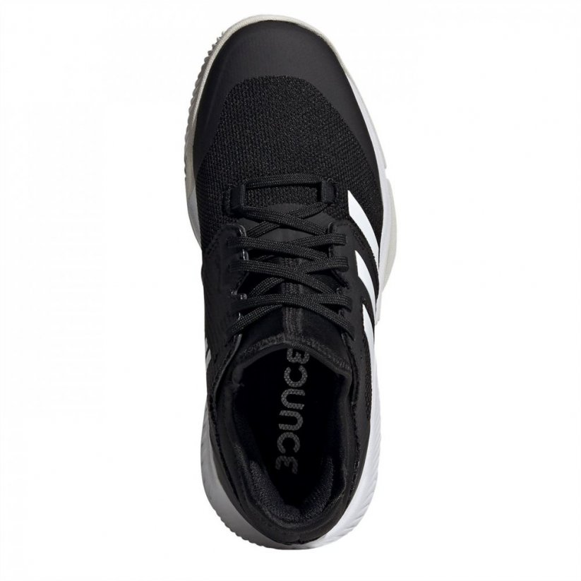adidas Court Team Bounce Indoor Court Trainers Black/White