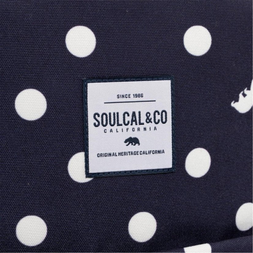 SoulCal Cal Top Handle Backpack Womens Navy Spot