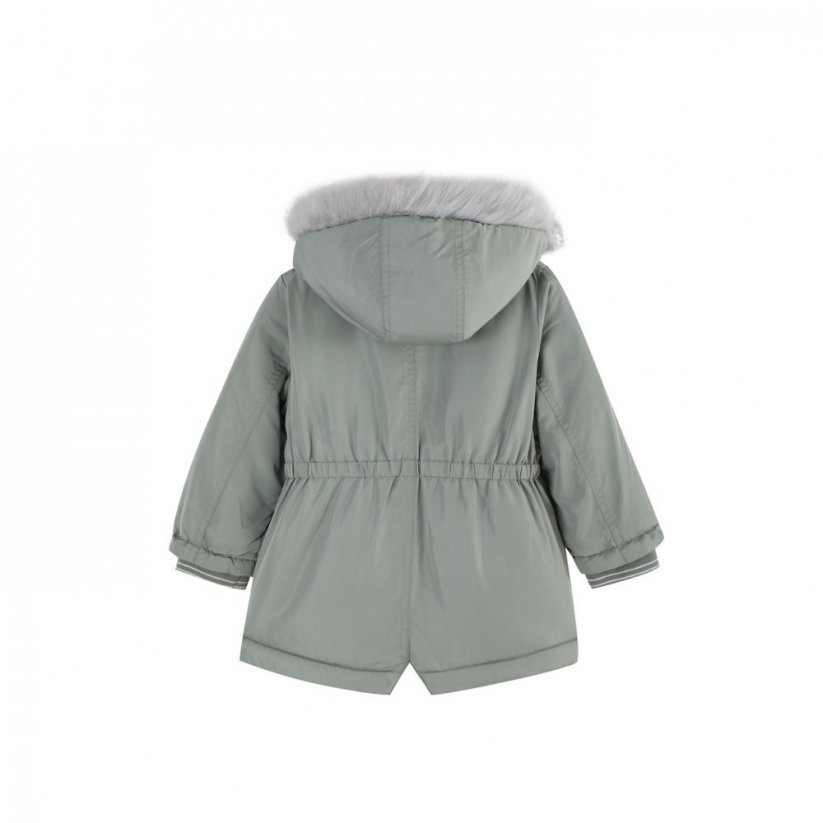 Firetrap Padded Parka Jacket for Baby Girls Green