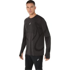 Asics Road Seamless Ls Top Running Mens Black
