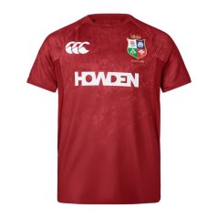 Canterbury British and Irish Lions 2024 Training Top Juniors Red Dahlia
