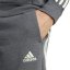 adidas Essentials 3 Stripe Fleece pánské šortky Grey/Grn Spark