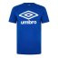 Umbro Unisex Adults Regular Fit Logo T-Shirt TW Royal