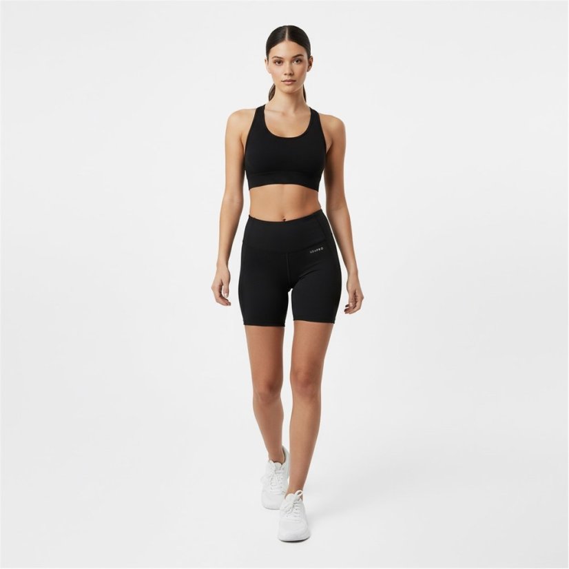 USA Pro 5 Inch Shorts Black