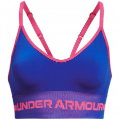 Under Armour Seamless Low Womens Sports Bra Versa Blue/Pink