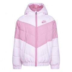 Nike Synfil Hooded Jacket Infants Pink Foam