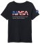 Dětské tričko NASA Worm Logo Black