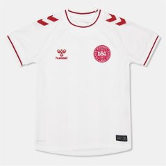 Hummel Denmark Away Shirt 2025 Juniors White