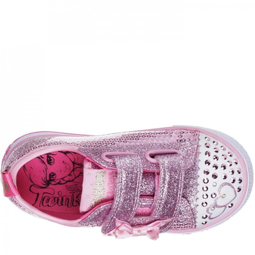 Skechers Twinkle Toes Itsy Bitsy Shoes Infant Girls Pink