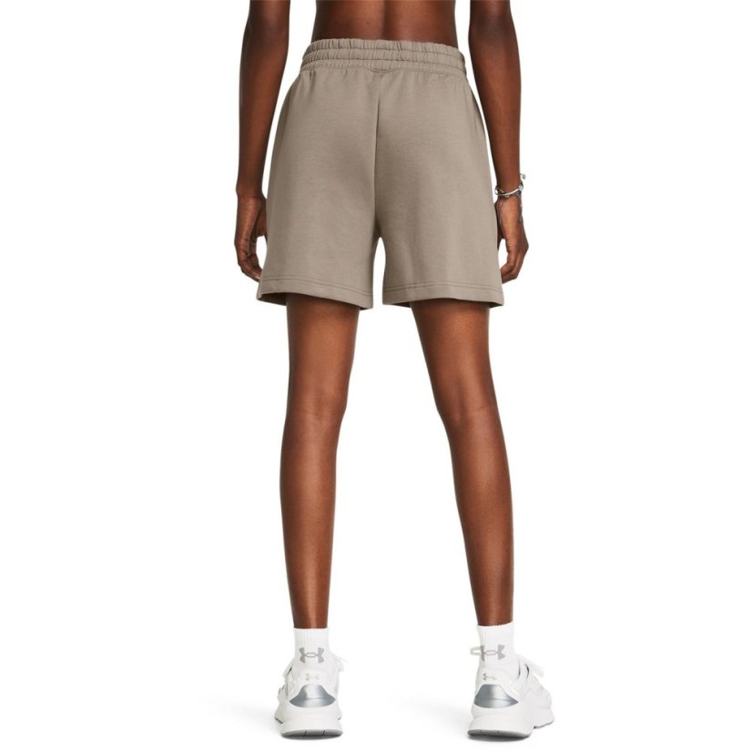 Under Armour Women's Fleece Performance Gym Shorts Brown