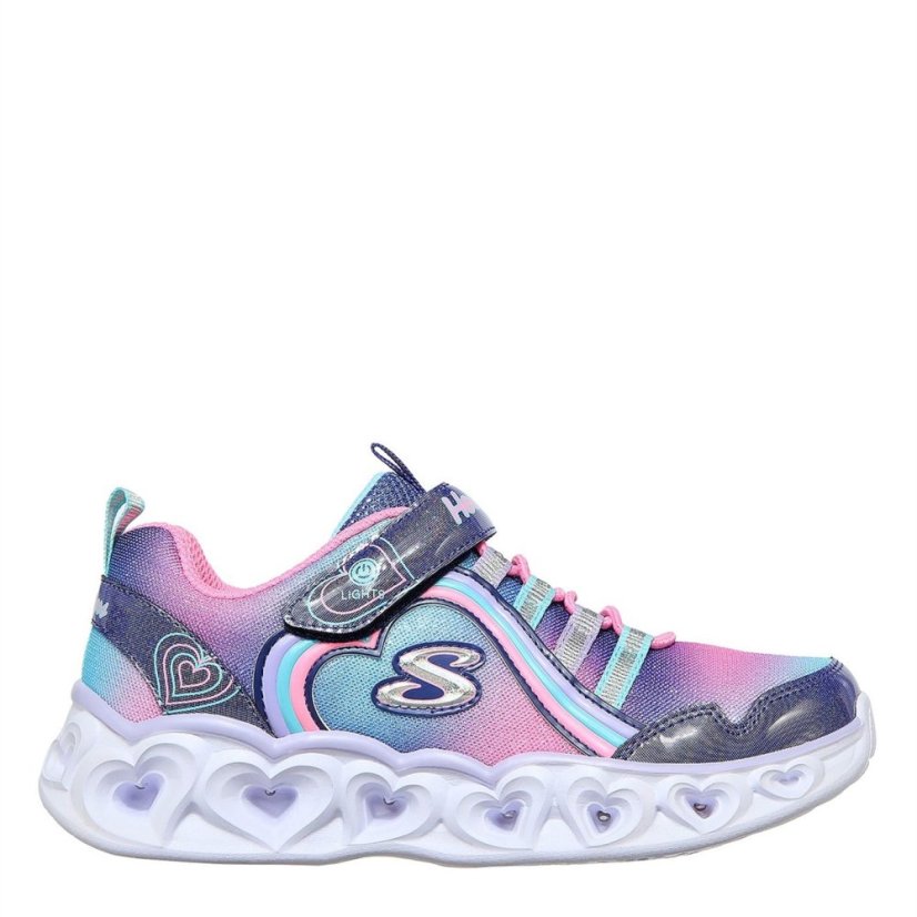 Skechers GORE & STRAP W SPARKLE OMBR NAVY/MULTI