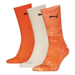 Puma Adults Crew Sock Flame Orange