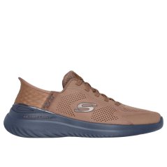 Skechers Bounder 2.0 - Emerged Slip On Trainers Mens Brown/Blk