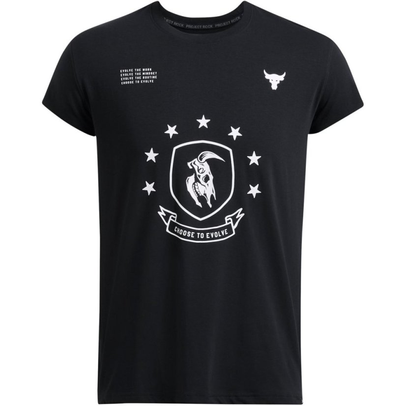 Under Armour Men's Evolve Short-Sleeve Performance Gym Top Black