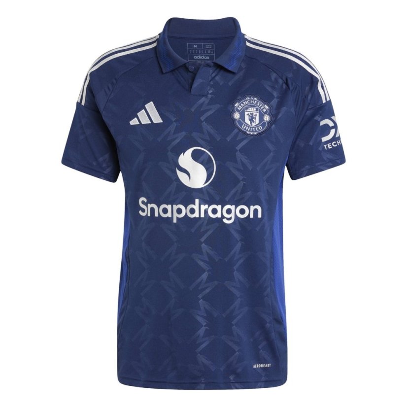 adidas Manchester United Away Shirt 2024 2025 Adults Blue