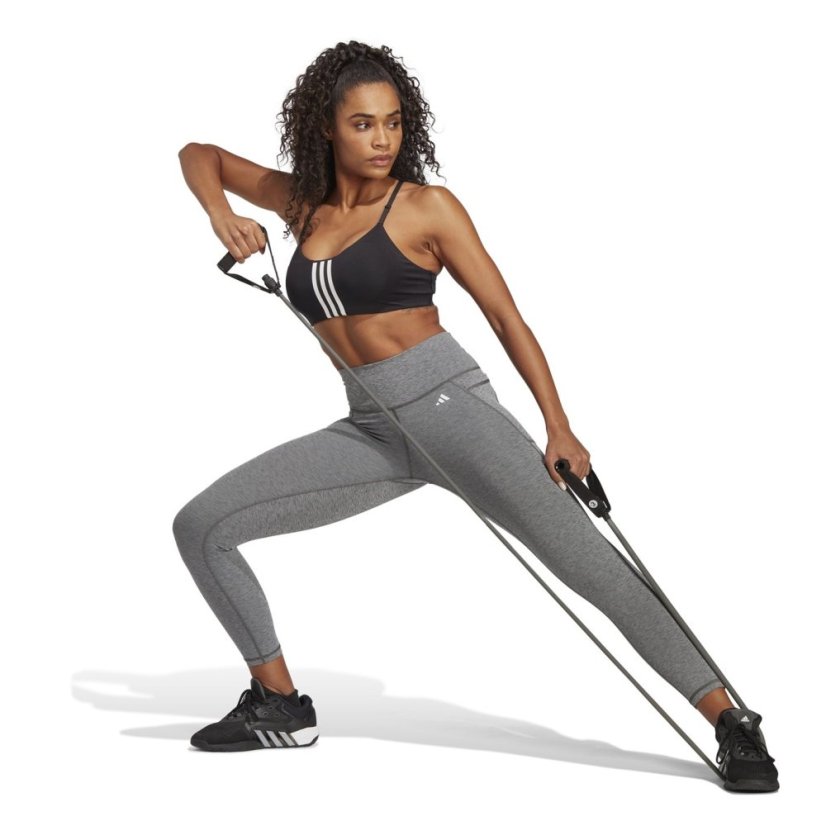 adidas High Wasited Logo 7/8 Tights Womens Grey