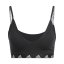 adidas Women's Pureb Long-Sleeve Low Impact Sports Bra Black