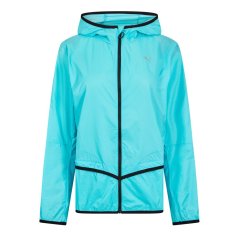 Puma (3) Hooded Lightweight Jacket Womens Blue