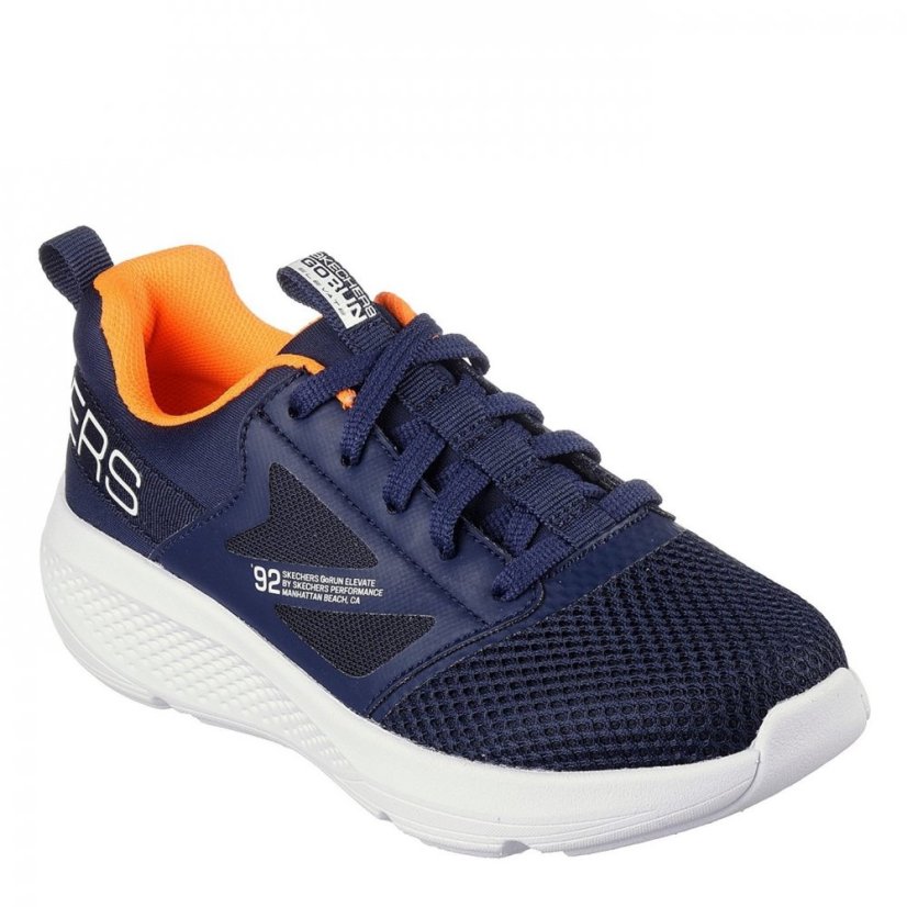 Skechers Go Run Elevate - Cipher Low-Top Trainers Boys Navy/Orange