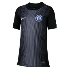Nike Chelsea FC Stadium Goalkeeper Shirt 2025 2026 Juniors Black/Grey